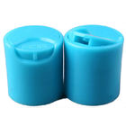 कॉस्मेटिक पैकेजिंग के लिए ब्लू डिस्क टॉप 24 410 प्लास्टिक डिस्पेंसिंग कैप