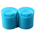 कॉस्मेटिक पैकेजिंग के लिए ब्लू डिस्क टॉप 24 410 प्लास्टिक डिस्पेंसिंग कैप