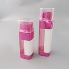 स्वनिर्धारित गैर फैल वायुहीन औषधि की बोतलें स्क्वायर लोशन पोर्टेबल स्प्रे पंप प्लास्टिक